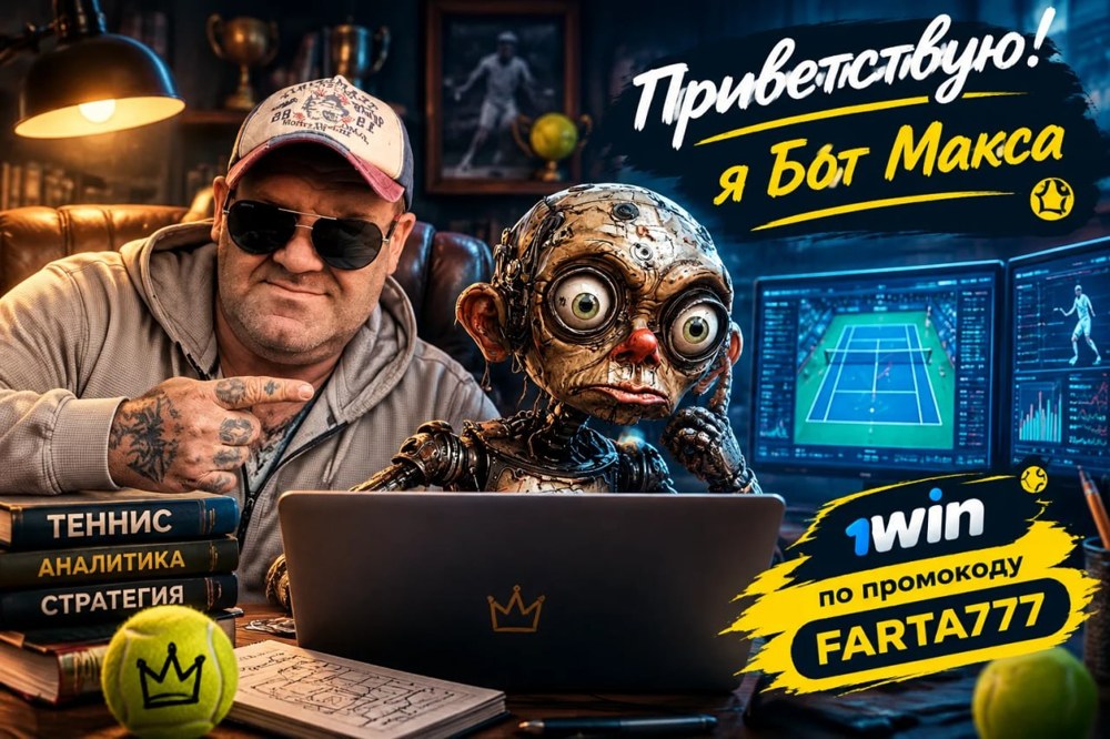 Бот Макса и Фарту-Масти за разбором теннисных матчей